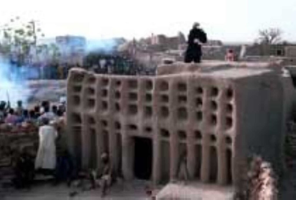Funeral del Hogón de Shanga en Ogol Dah.  Ritual del Baga Bundó. 1985