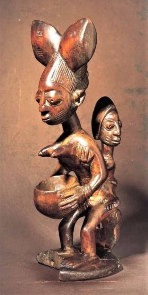 Figura maternal dedicada al dios Shango