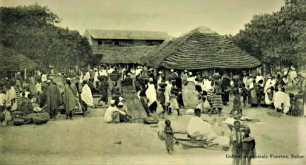 Mercado en la etnia Bamana