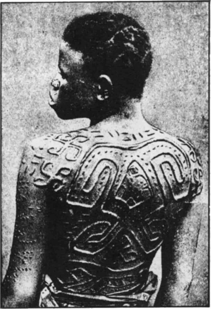 Escarificación Reino Kongo