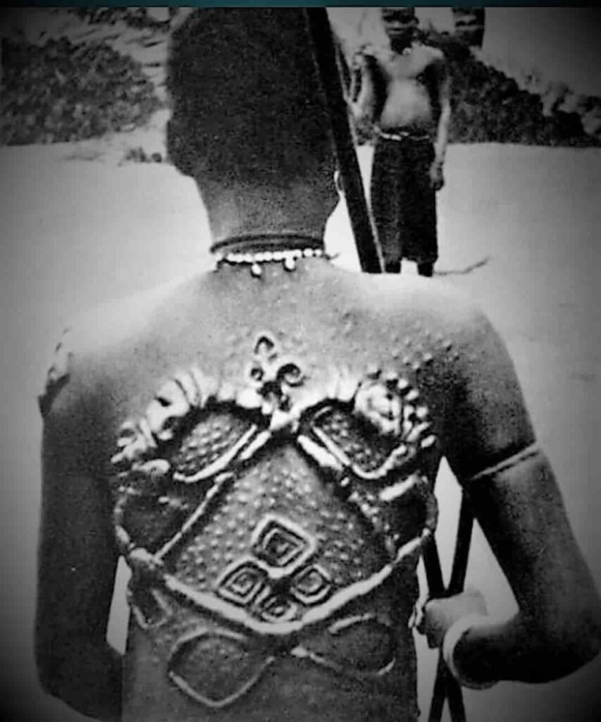 Escarificación Reino Kongo