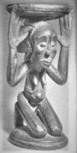 esculturas de madera Luba