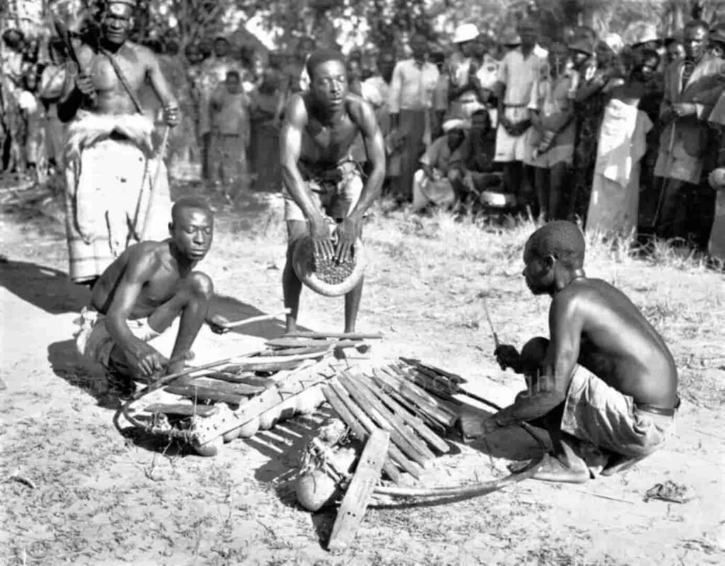 Instrumentos de música de los Luba 